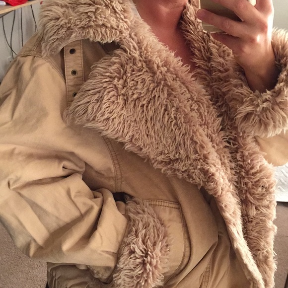 owens sherpa denim jacket